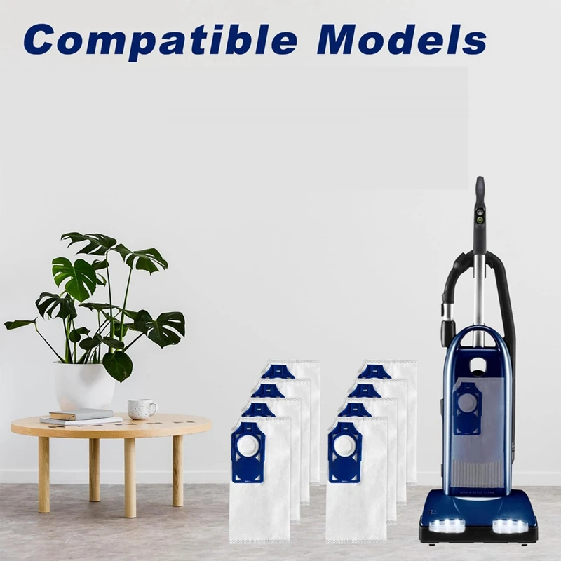 B35B-8PCS Ersatz-HEPA-Staubsaugerbeutel für Riccar Brilliance R30D, R30P, R30PET & Simplicity Synchrony S30D, S30P, S30PET