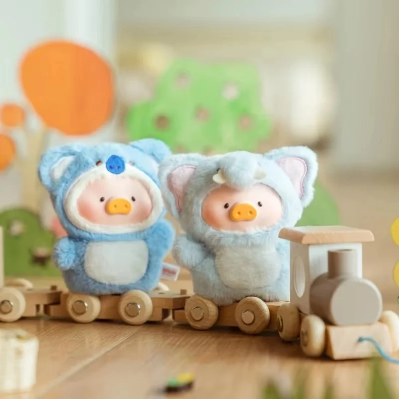 

В наличии натуральная консервированная свинья Lulu Pig Animal Party Forest Theater Series слепая коробка виниловая подвеска для лица модная игрушка милый кавайный подарок