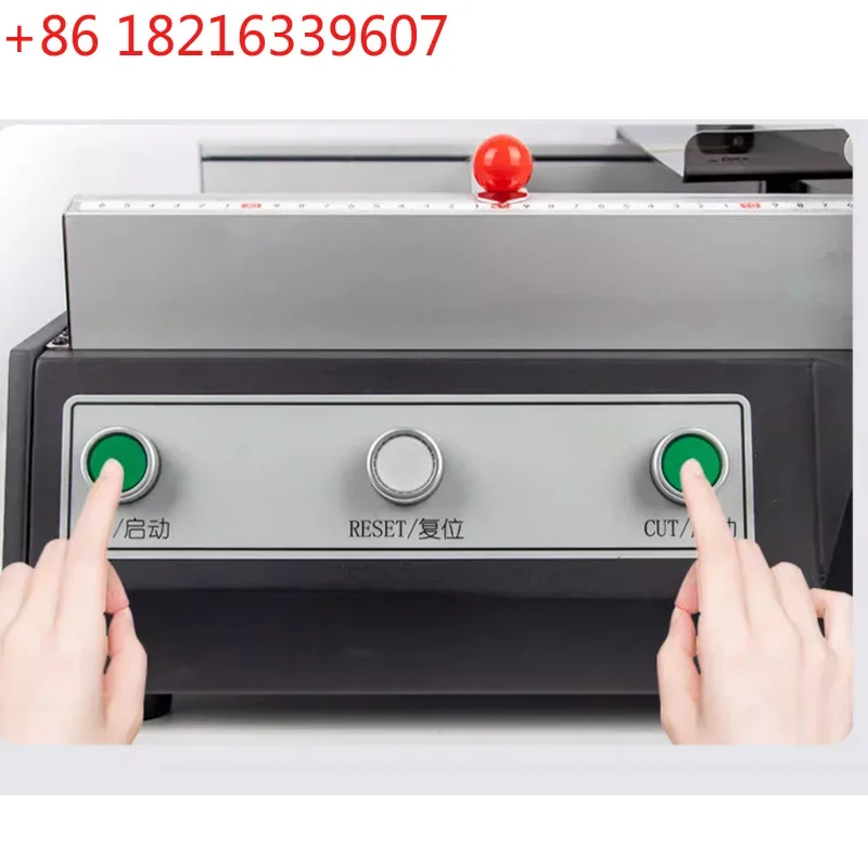 YAO A3/A4/A5/B5 Size Electric Paper Cutter 320mm Desktop Paper Trimmer Book Cutting Machine Small Business Card Photo Cutter 220