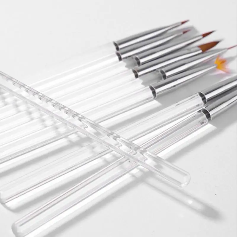 2/3/4PCS Painted Drainer Pen Not Easily Deformed Comfortable Grip Size As Shown In The Figure Transparent Point Pen