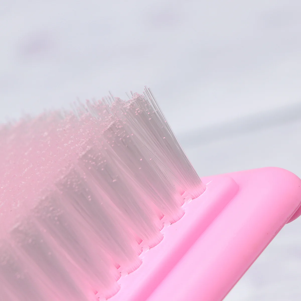 

1pc Felt Base Brush Plastic Handle Comfortable Grip For Shoe Cloth Cleaning Sky-Blue L Shoes Brush Handicraft Tool