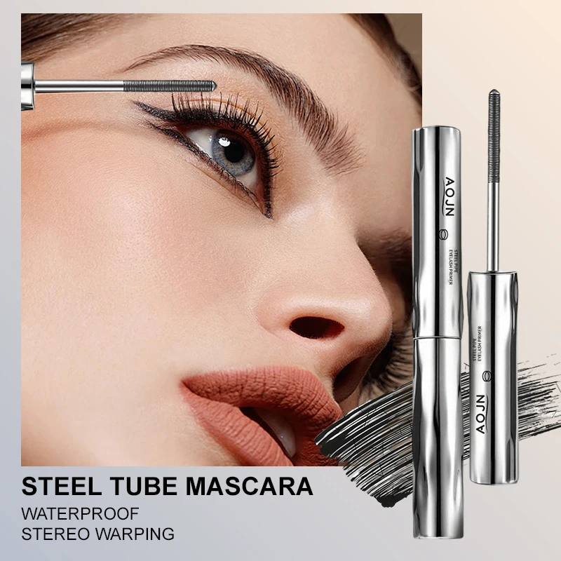 ماسكارا مادة حلزونية من أنابيب الصلب، قاعدة الماسكارا، رأس فرشاة حلزونية خاصة، ماسكارا أنبوبية فولاذية على مدار 24 ساعة، مكياج برايمر للرموش الدائمة #2