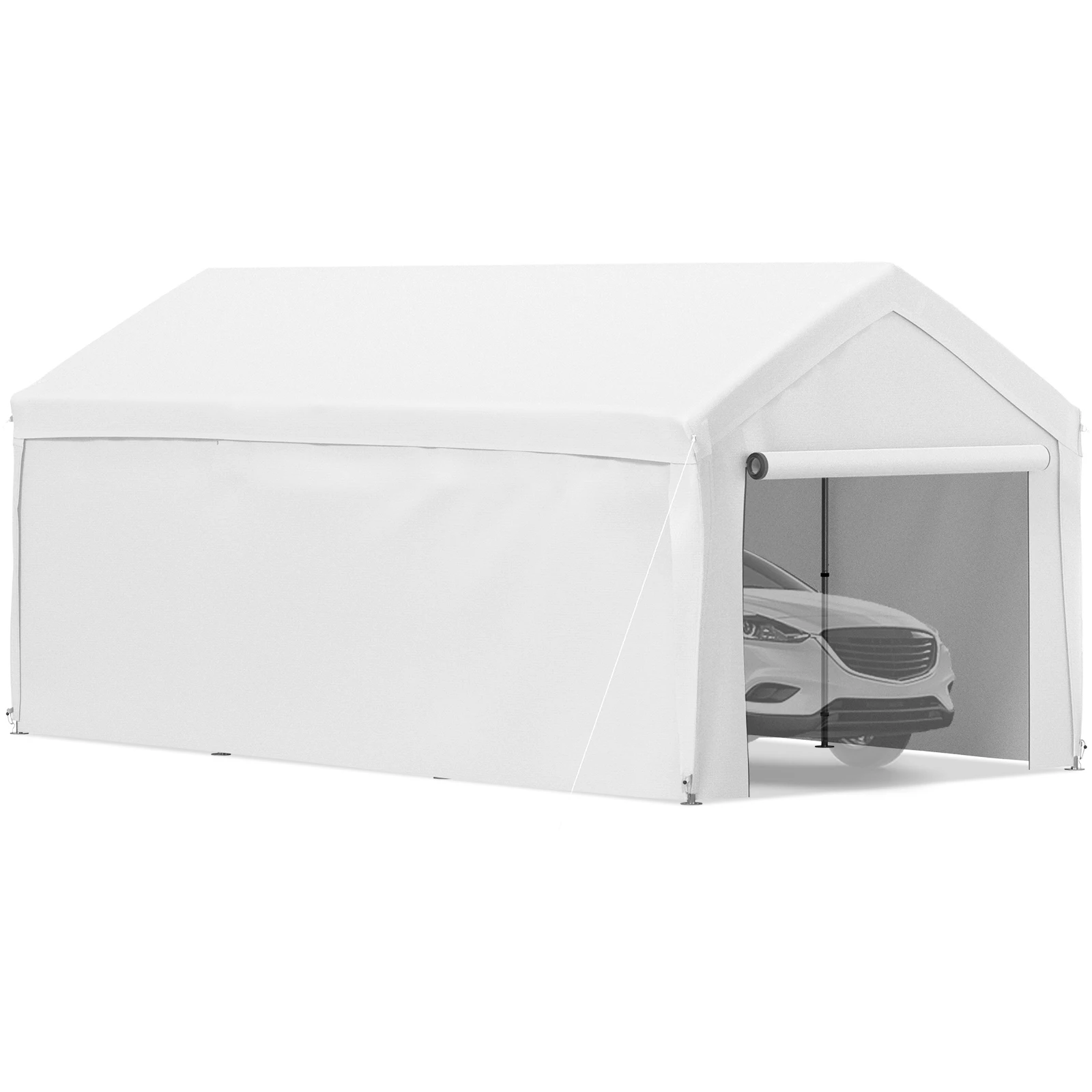 

VEVOR Carport Canopy Instant Garage Tent Shelter Heavy Duty Foldable Car Sunshade Awning Waterproof Cover Boat,motorcycle,Car