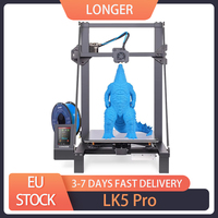 LONGER LK5 Pro 3D Printer Upgraded Edition, Dual Blower Fan, 90% Pre-Assembled, Silent Motherboard, 300*300*400mm