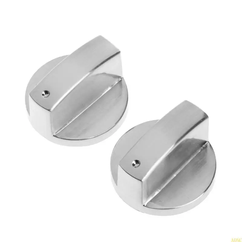 A0NC 2PCS commutateur Pièces poêle à gaz Metal Knob Cooker Cuisine Contrôle Universal Nouveau