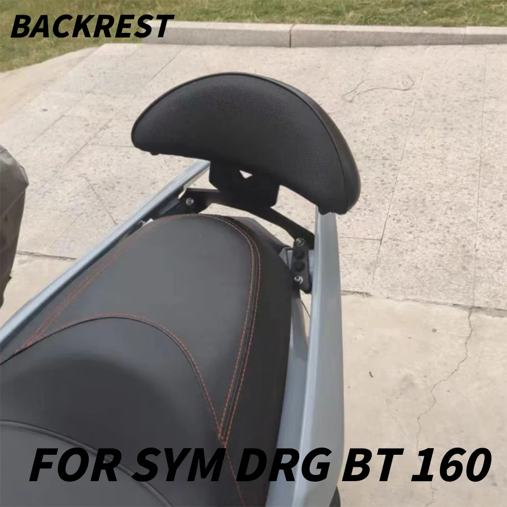 

Accessories Motorcycle Passenger Seat Rear Backrest Cushion Back Rest Pad For SYM DRG BT 160 Backrest