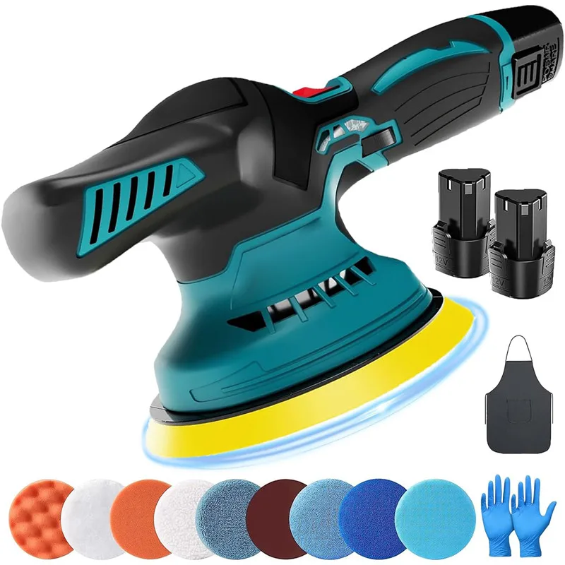 Polishing Machine For Car 12V Cordless Polisher 6 Gears 400W Automotive Electric Waxing Repairing Wireless Sander Polish