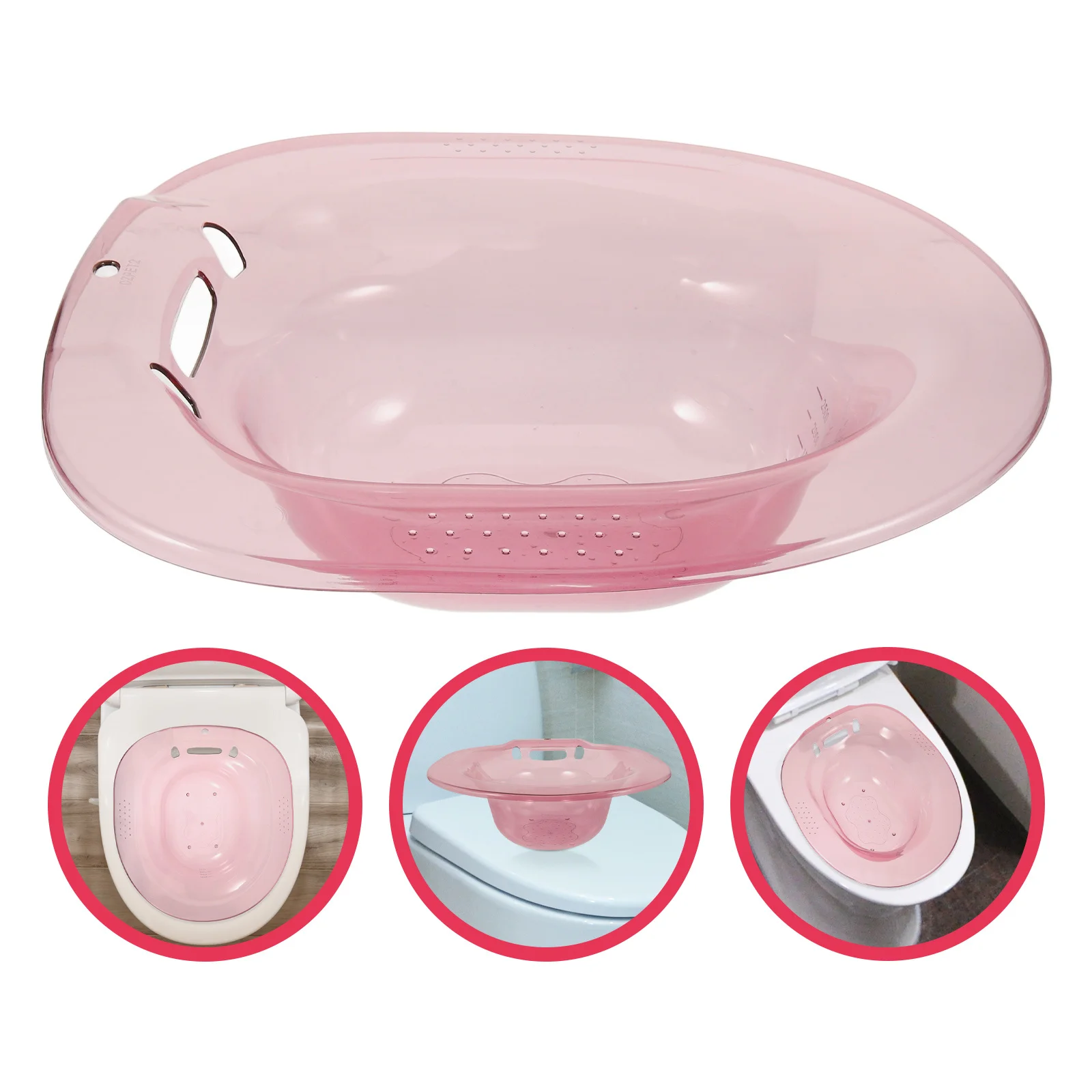 

Женский умывальник для ванны Sitz, утолщенный нескользящий домашний уход за послеродовым уходом, геморрой, частная часть, замачивание, необходимое для ванной комнаты для гостей