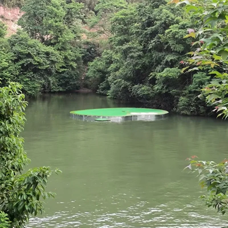 نطاق قيادة الجولف المائي عالي الجودة في الهواء الطلق، مساعد تدريب مضرب الممارسة الخضراء #3