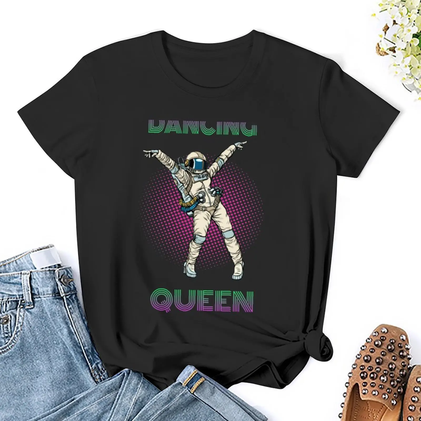 Dancing queen T-Shirt Aesthetic clothing graphics tshirts for Women