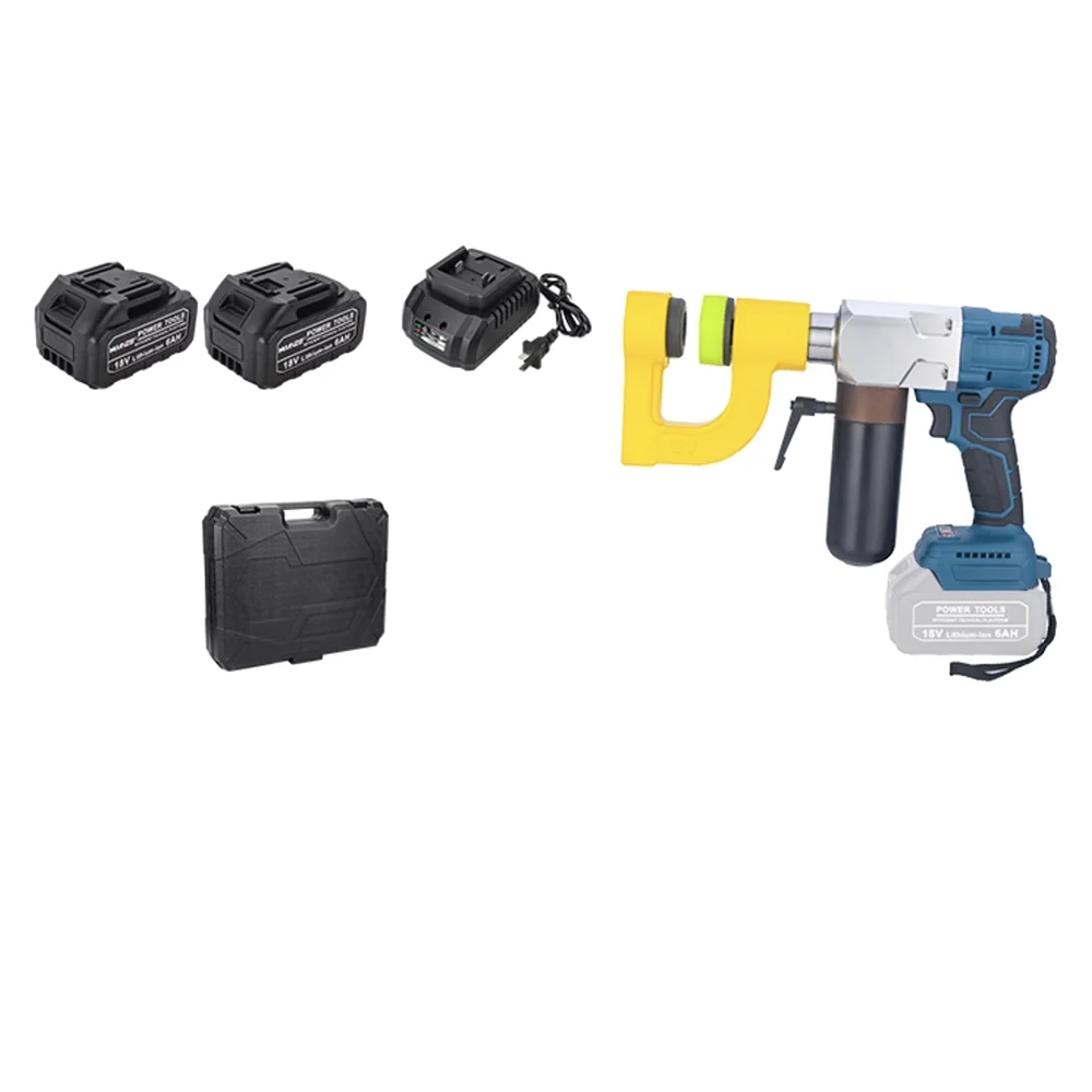 Machine d'ouverture de pont hydraulique électrique MZS-25, avec batterie au Lithium, outil de poinçonnage en acier à canal C pour la Construction