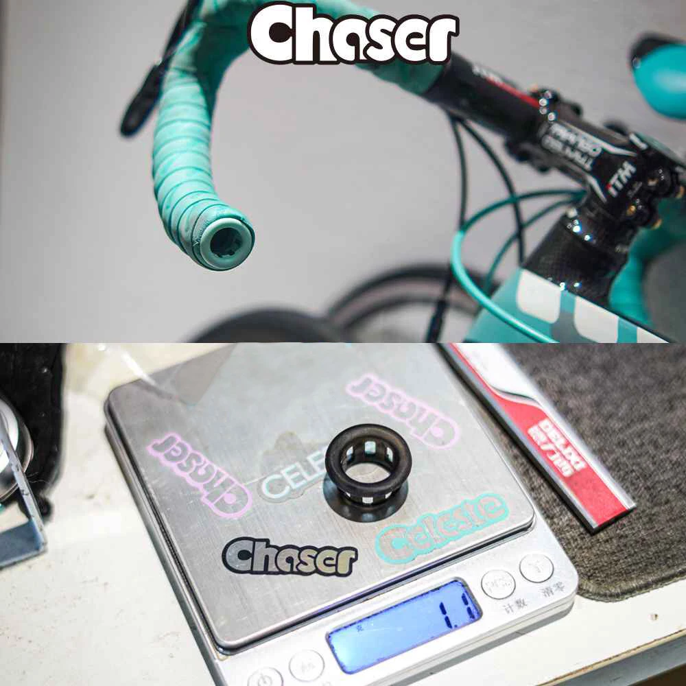 Chaser Bicycle Ultralight Handlebar Plugs 1.1g Road Bent Handlebar Strap Handlebar Plugs Flexible Bicycle Accessories