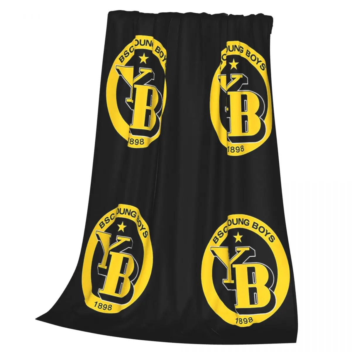 BSC Young Boys Swiss Football Sports Fans Blankets Soft Warm Flannel Throw Blanket Bedding for Bed  Picnic Travel Home Sofa