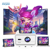 1500 ANSI 4k Mini Projector Android 12 Everycom Cubelite Mini Smart Wifi 3d 4k Video Projector Portable 4k Mini Projector