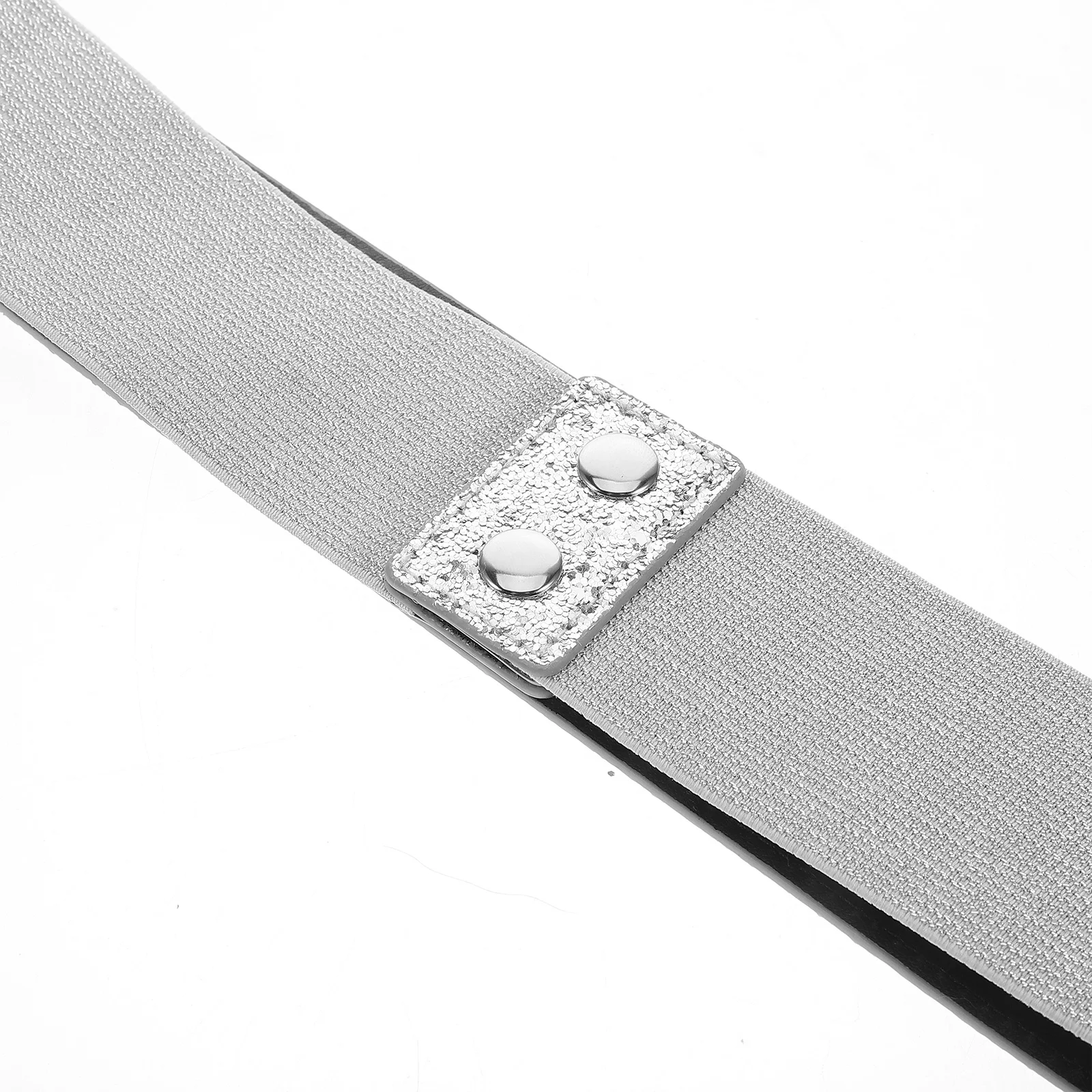 Cintura elasticizzata con paillettes glitterate per donna Cintura regolabile in vita larga per abiti da festa e occasioni speciali