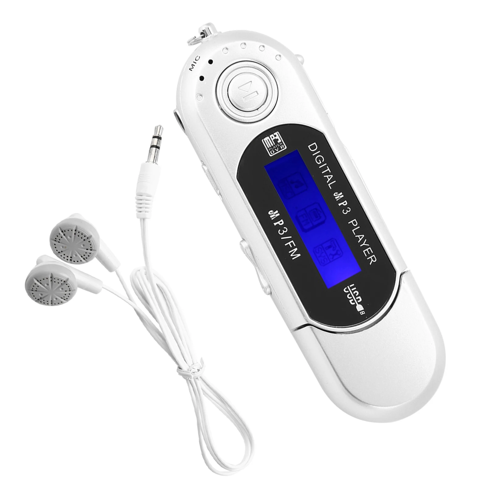 MP3 Player Portable USB MP3 Digital Music Player Music MP3 USB Player FM Radio Voice Memory Card with LCD Screen
