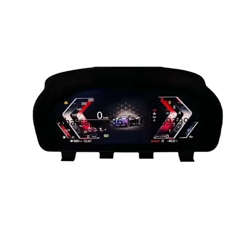 12.3 Inch Car LCD Dashboard Speedometer Cluster Compatible with for BMW 3 Series GT (F30, F31, F34) & 4 Series (F32, F33, F36)