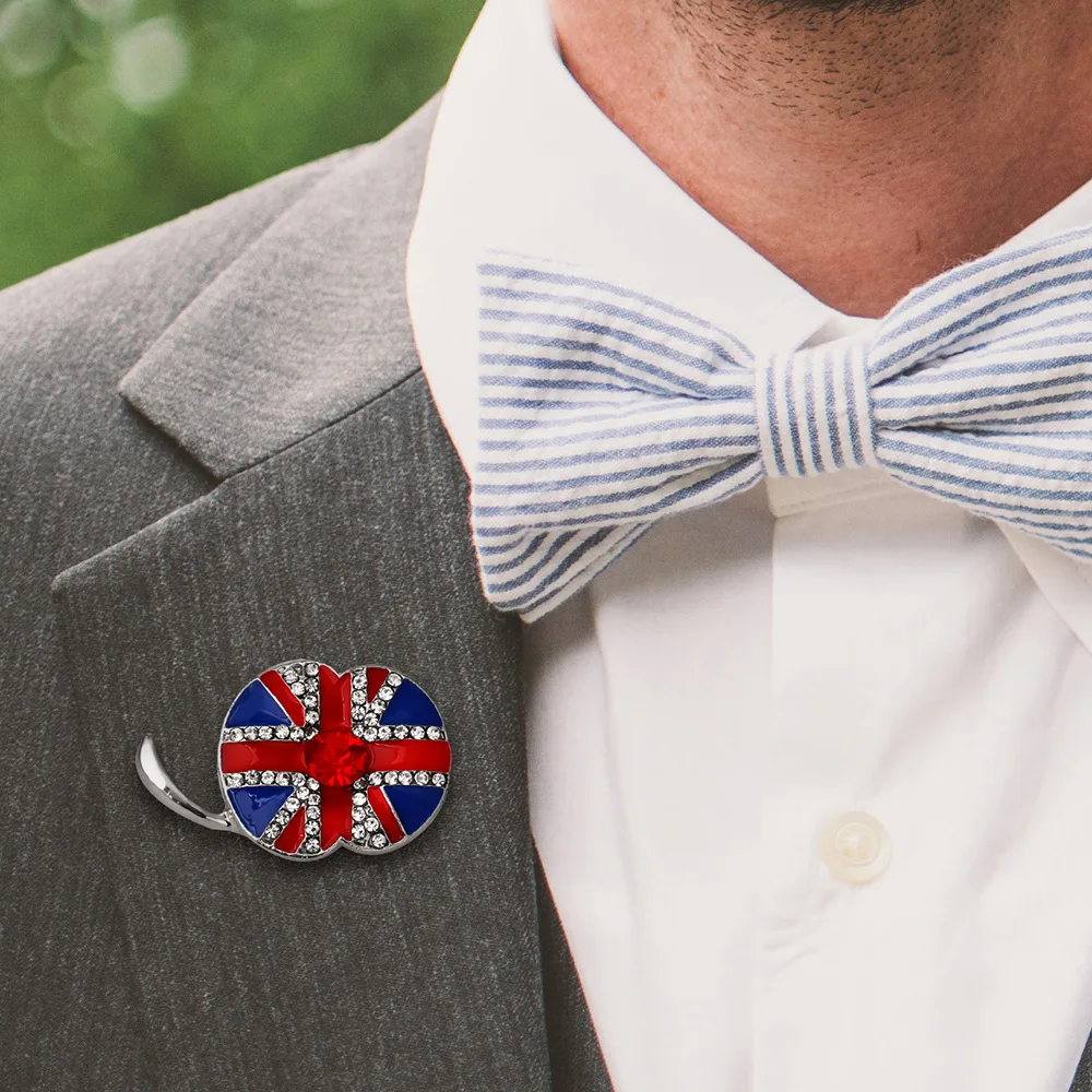 

Poppy flower brooch jewelry wholesale Plant flower gift Chest flower brooch