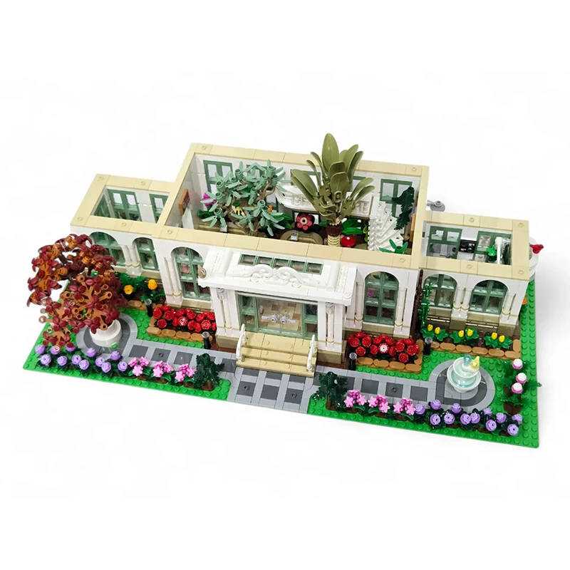 2025 New 3792PCS Botanical Garden Building Blocks Model Street View Architecture Assemble Bricks Toy Gift For Kid Boy Adult Girl