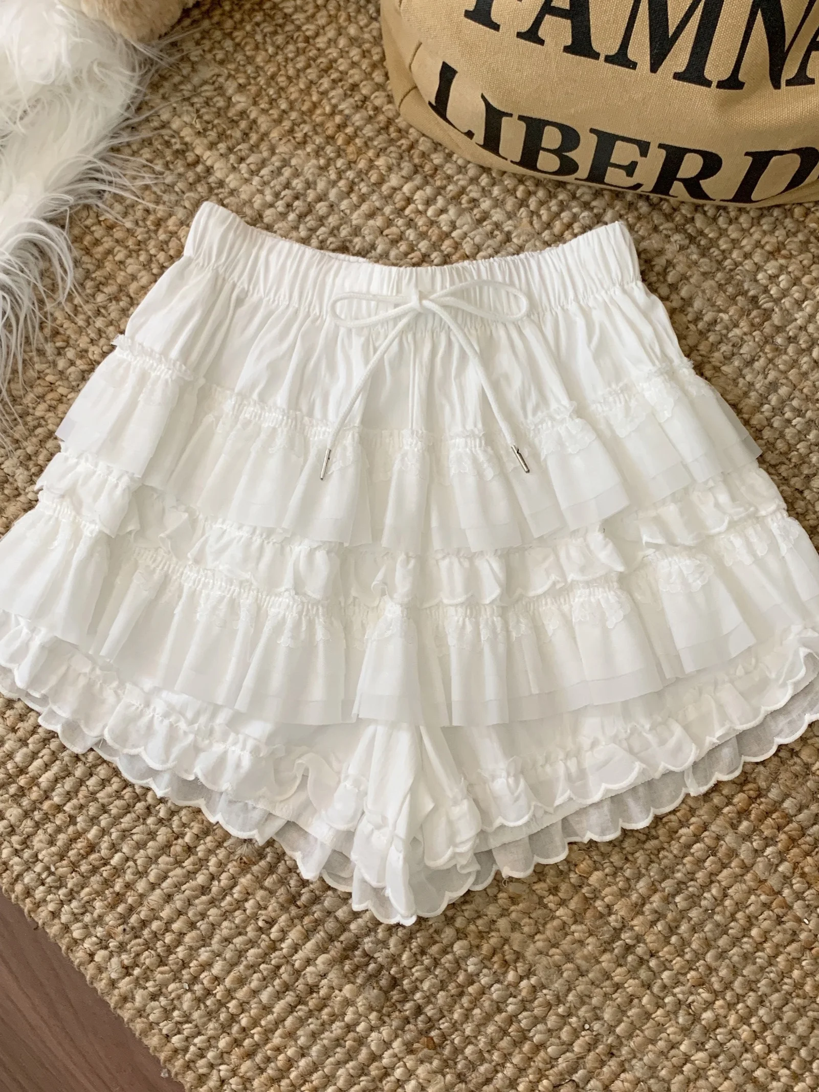 

Юбка с высокой талией Sweet Sle, женская летняя антилегкая юбка-тортик больших размеров, утягивающая белая юбка ort