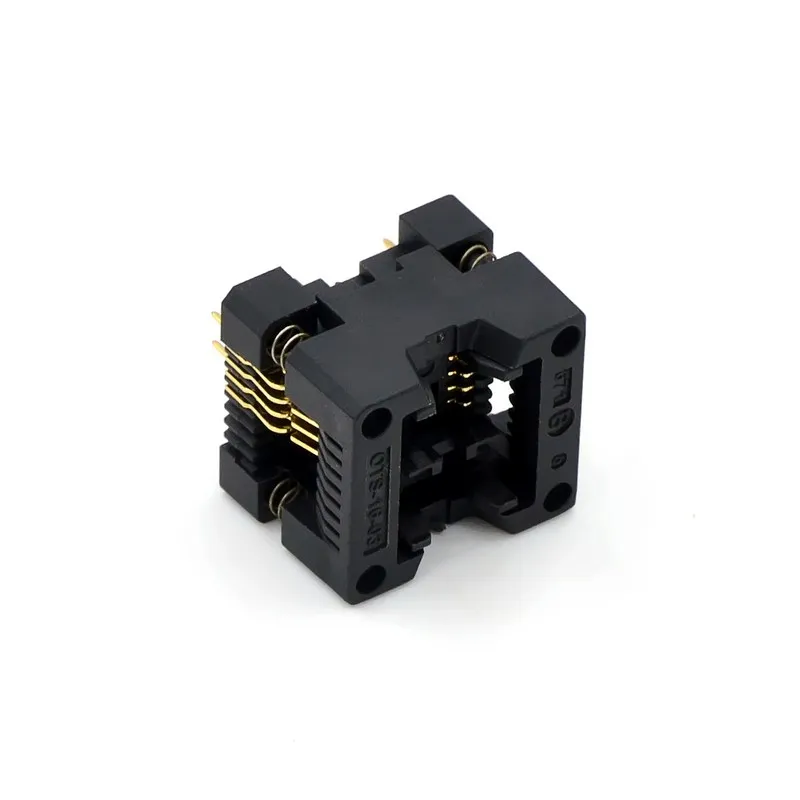 SOIC8 SOP8 to DIP8 Wide-body Seat Wide 150/200mil Programmer Adapter Socket Blue SA612 SA602 IC Test Conversion Burner