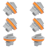 6 PCS Tail Light Taillamp Rear Bulb Socket BS01 For 1999-2004 JEEP Grand Cherokee 4676589 923-034, 034145 Car Accessories