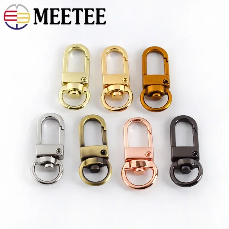 5/10/20pcs Meetee Metal Buckles Handbag Strap Lobster Carbiner Swivel Snap Hook Chain Clasp DIY Bags Hardware Sewing Accessories