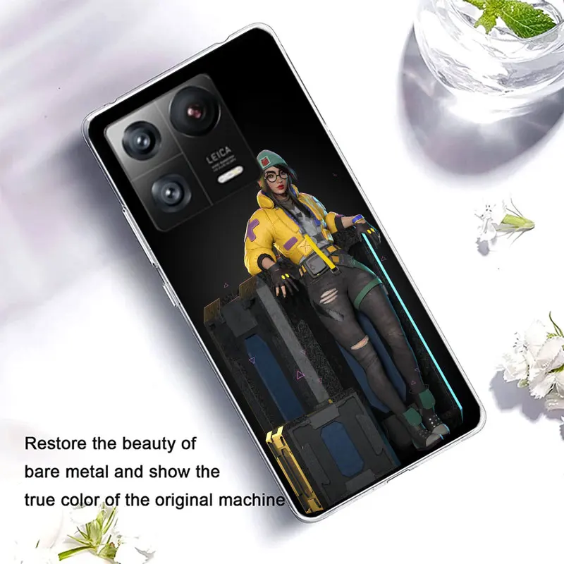 Valorant Killjoy Clear Luxury For Xiaomi Mi 13 12 12T Pro 11 Ultra 11T 11i 10 10T 9 9T 8 Lite 6X 5X A3 CC9E A2 A1 Phone Cover Ca