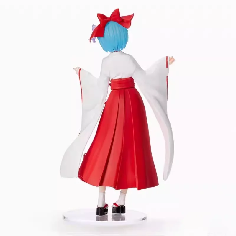 Oryginalne Anime Re:Zero Starting Life in Another World Rem&Ram Wiedźma STYLE Figurka Akcji Ozdoby na Biurko Model Kolekcjonerski