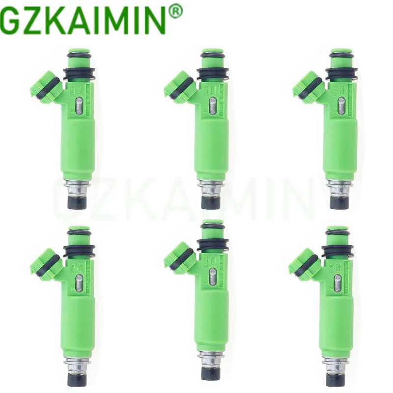 

Set of 6pc Fuel Injector OEM 195500-3170 1955003170 MD332733 for Mitsubishi Montero Sport 3.0L 6G72 1998-2003