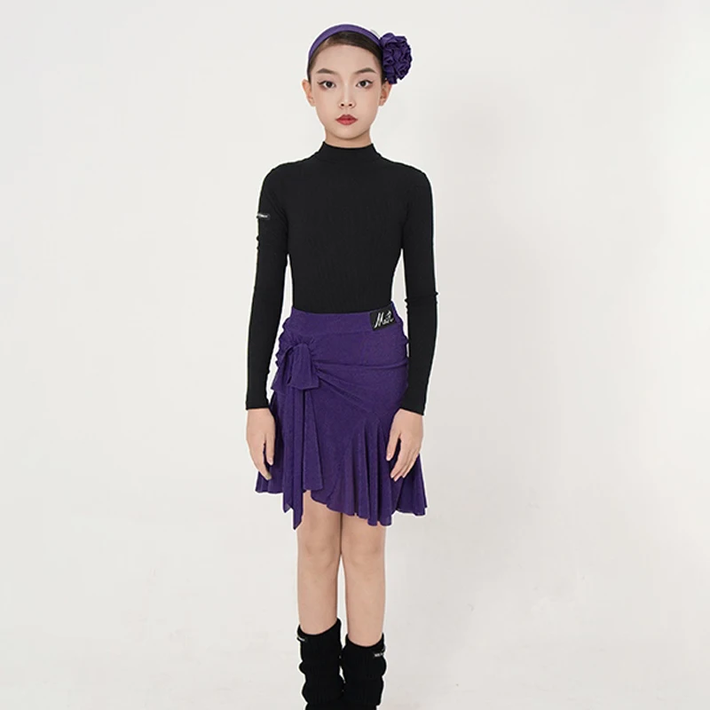 ใหม่การแข่งขันเต้นรำละตินเสื้อผ้าเด็กแทงโก้บอลรูมเต้นรำชุดฝึกซ้อมสาวละตินเต้นรำเครื่องแต่งกายการแสดง 13932