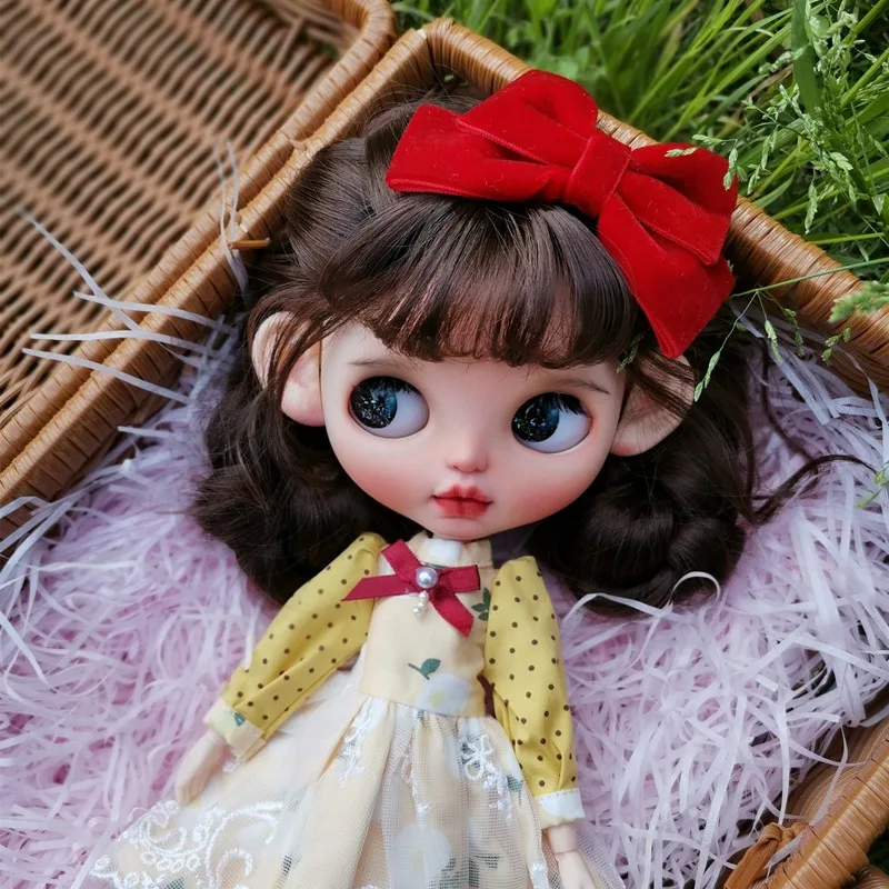 여아용 blythe 인형 옷, 수제 원피스, 28-30 cm 액세서리, OB22 OB24 AZONE