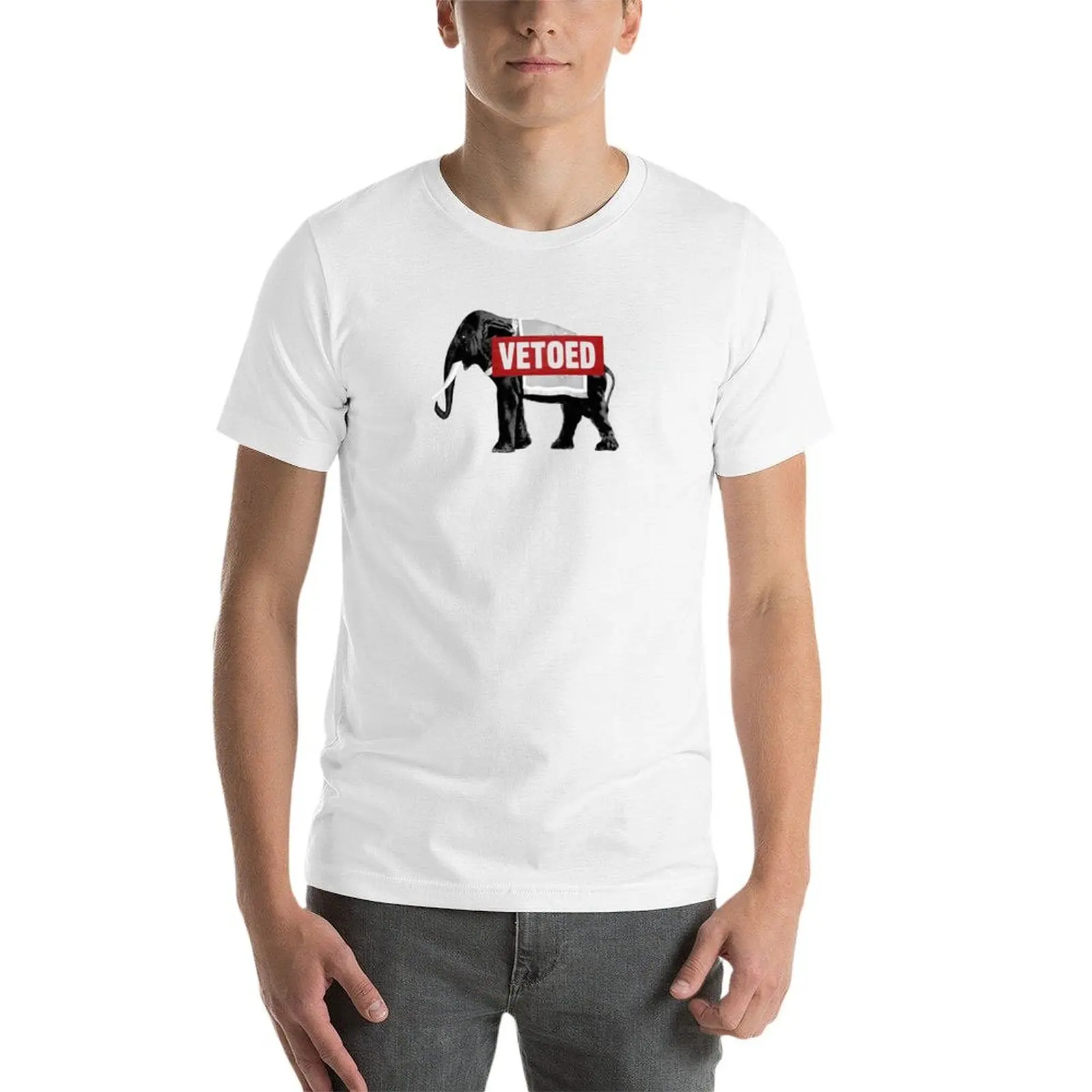 تي شيرت VETOED تي شيرت للرجال بقصة ضيقة تي شيرت للرجال برسومات تي شيرت