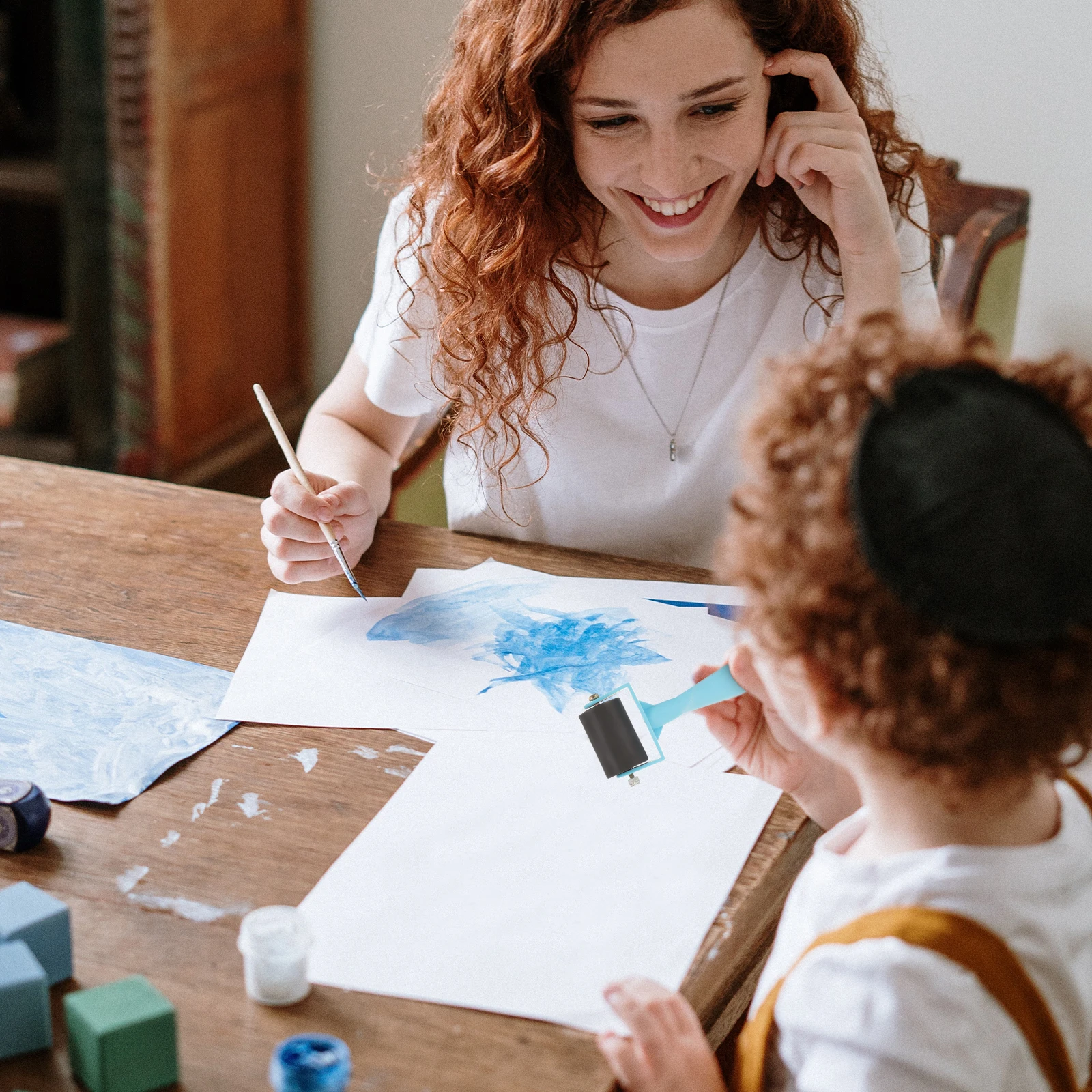 

5 шт. 35 мм резиновые валики небольшого размера, инструменты для печати чернил, гладкая поверхность, пластиковые валики для ремесла, штамповки, многоразовые