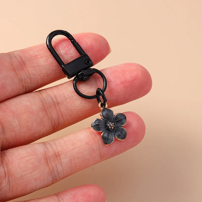 Aihua Niedlicher Klingelnder Blumen-Schmetterling-Herz-Schlüsselanhänger für Frauen und Mädchen, Handtaschenanhänger, Schlüsselkette, Schmuckzubehör, Geschenke – Detail 15