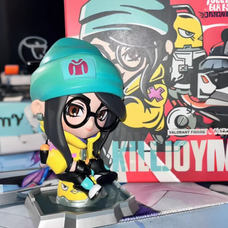 

Game Valorant Figure Killjoy Cypher Jett Sage Action Figures Birthday Present Q Version Model Game Periphery Collect Ornament