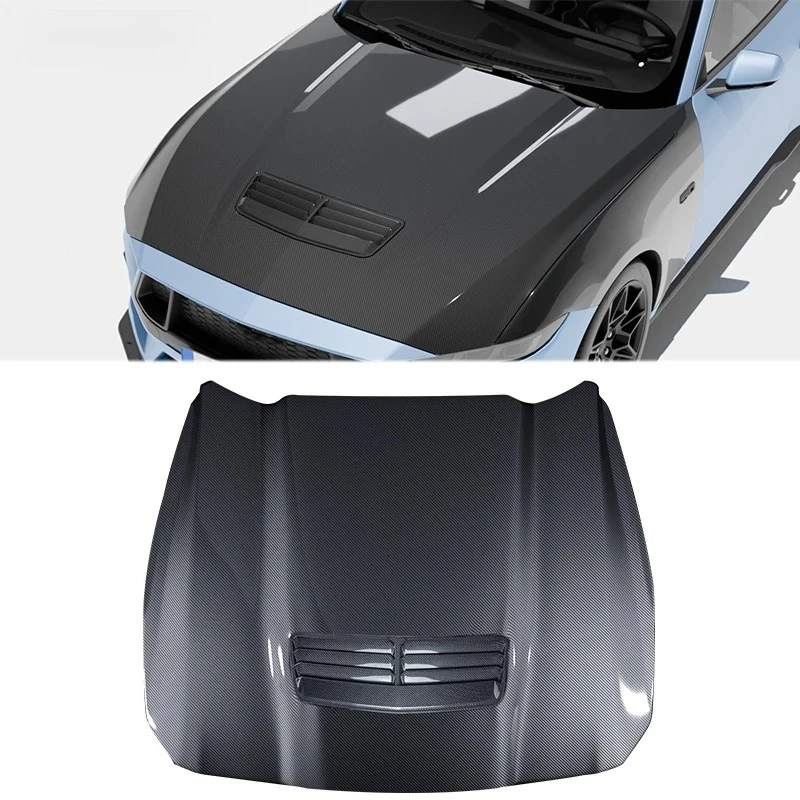 

ICOOH Racing S650 Style High Quality Carbon Fiber Engine Hood For Ford Mustang Models New Condition