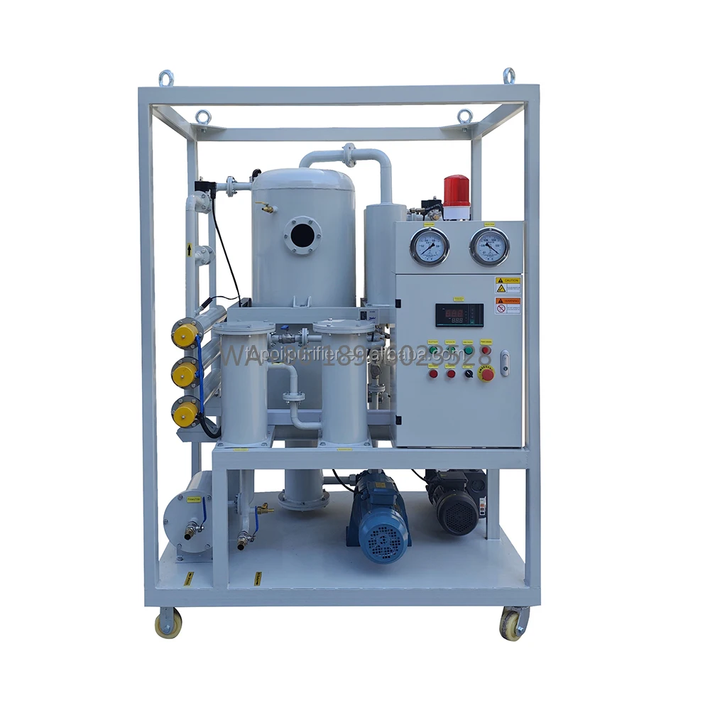 Produttore cinese Design ragionevole ZY-150 Purificatore d'olio ad alto isolamento sotto vuoto per olio leggero