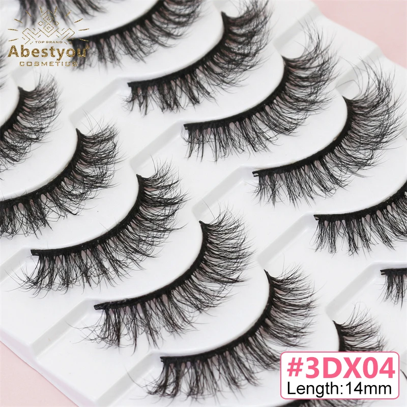 Abestyou-Faux cils individuels souples en vrac, accessoires de cils, vente en gros, 5D, 10 paires