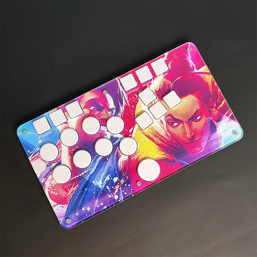

Игровая клавиатура Hitbox Raspberry Pi Pico Wasd, игровой контроллер, изготовленная на заказ низкопрофильная боевая игровая клавиатура для KOF Street Fighter