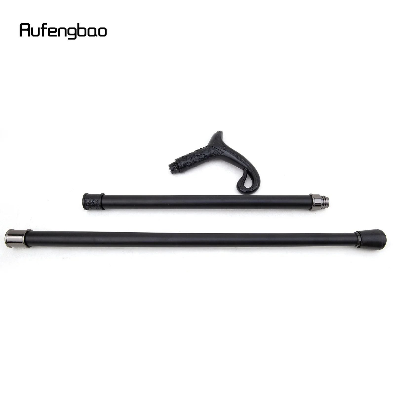 منحنى خط قصب المشي ، تأثيري أنيق ، مقبض أسود ، تاج فاخر ، قصب شهم ، نوع عصا زخرفية الموضة ، 93 *