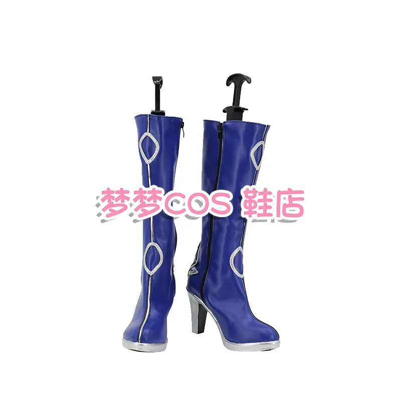 Gra Naraka: Bladepoint ‌    NARAKA ‌   Buty do kostiumu Lannie Cosplay, ręcznie robione botki ze sztucznej skóry, buty anime na karnawał, imprezę, Halloween