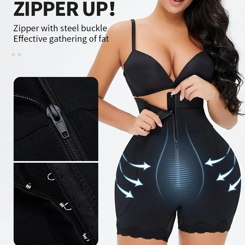 Padded Shapewear Shorts material texture close-up showing 195 GSM nylon-spandex blend structure