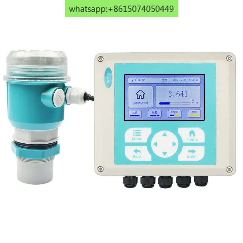 Split ultrasonic level' Liquid difference Dual-way level; gauge' Water level- gauge; Material level gauge Transmitter sensor