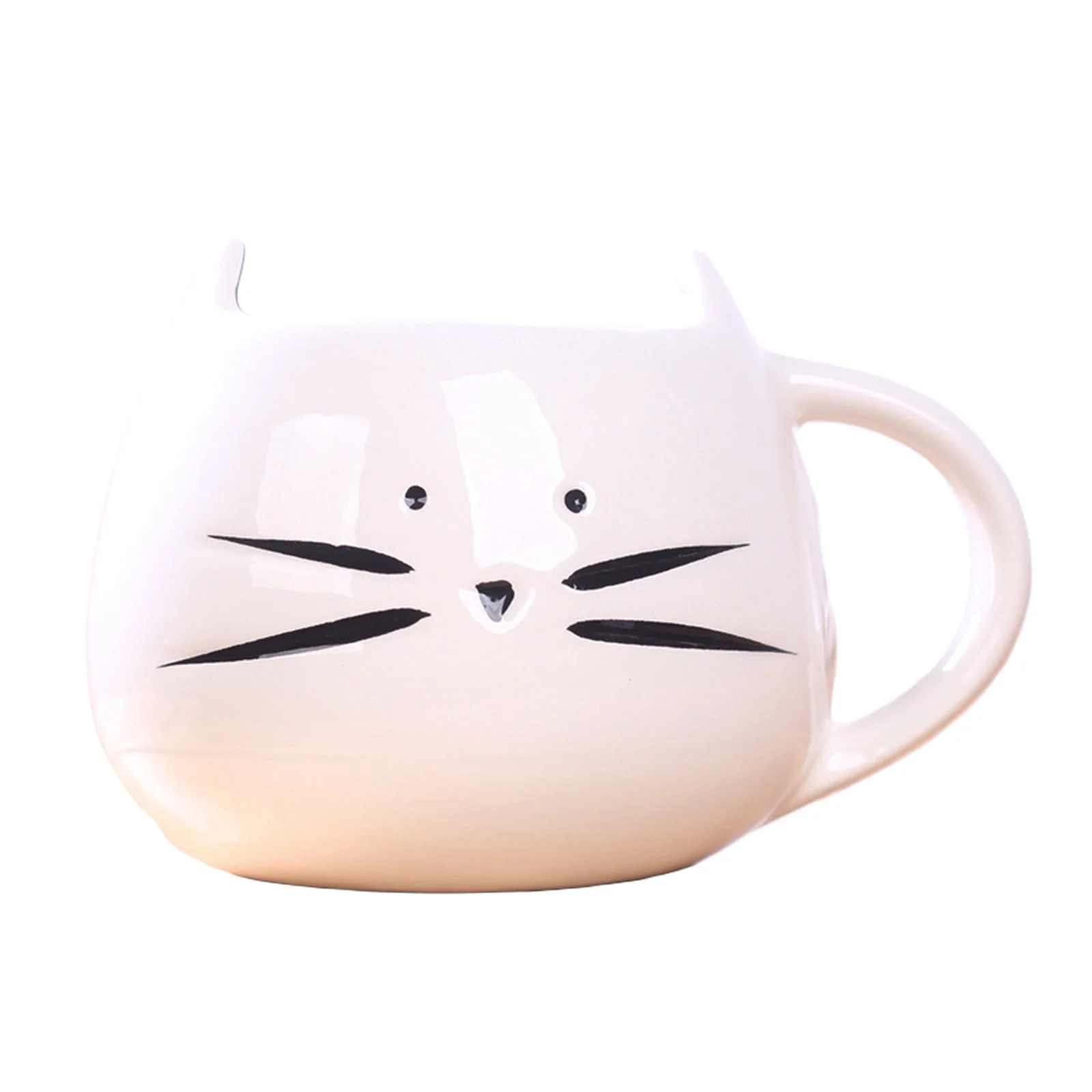 Imagem -02 - Caneca Cerâmica de Gato com Alça Copos de Porcelana Animal de Desenhos Animados 3d Café Chá Leite Presente de Moda 400ml