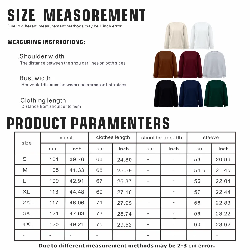 تصميم مخصص للشعار الخاص بك جودة عالية طباعة شخصية التطريز جولة الرقبة البلوز للرجال / النساء للجنسين السترة #2