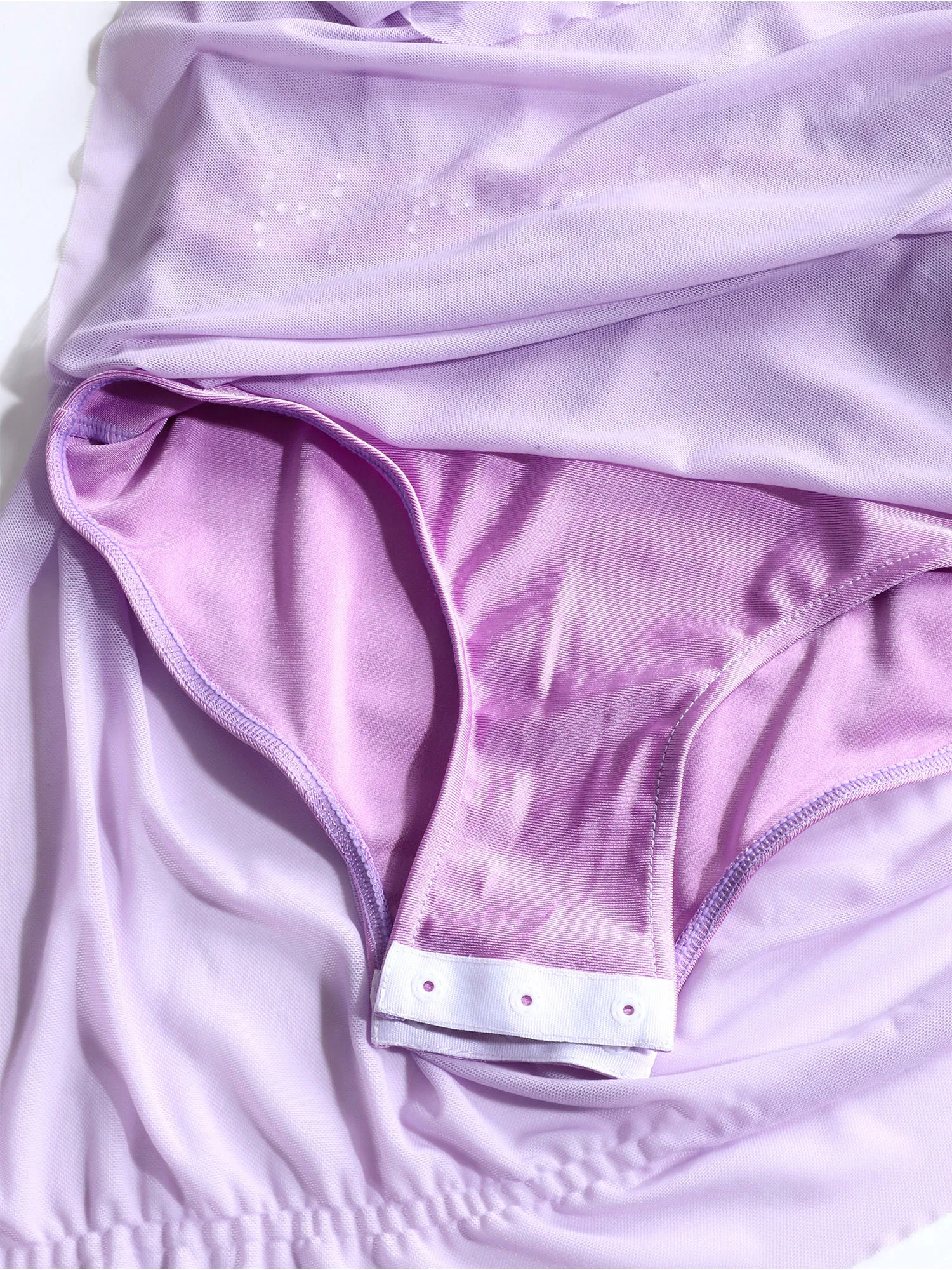 키즈 소녀 피겨 스케이팅 댄스 드레스 서정적 의상 민소매 백리스 컷 아웃 메쉬 오버레이 라인 석 아플리케 투투 드레스