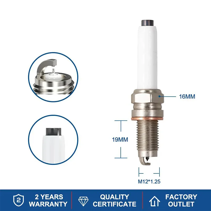 

Автомобильные свечи зажигания 101905606A 04E905602A 04C905606A иридиево-платиновые для Volkswagen Audi A3 TT Golf Phaeton, детали интерьера