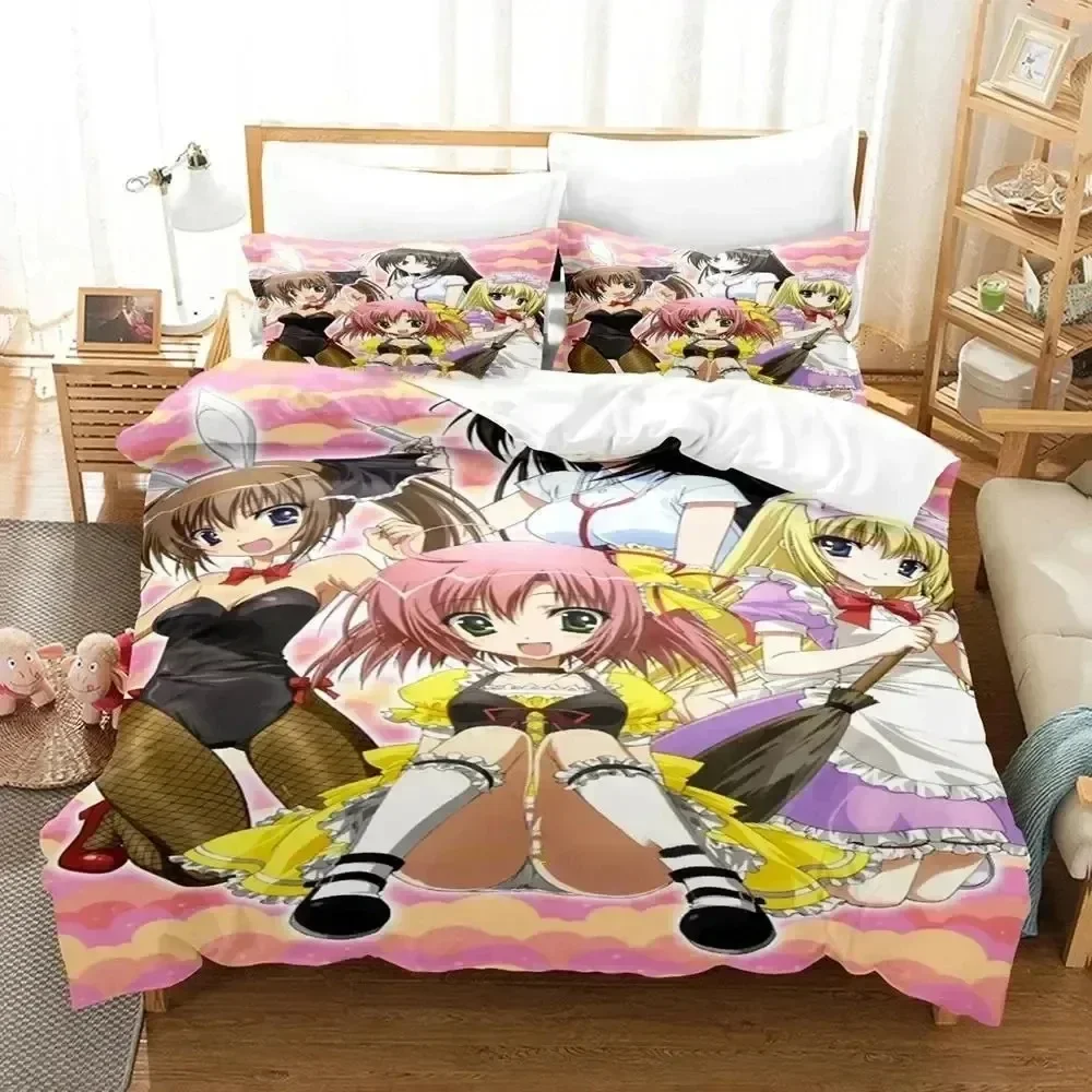 Anime Student Councils Discretion Bedding Set Bedroom Soft Modern Bedspreads Comefortable Duvet Cover Quilt Cover And Pillowcase