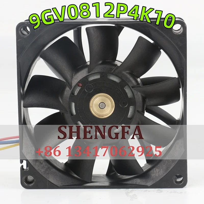 Sanyo 9GV0812P4K10 8025 8CM 80X80X25MM 12V 0.87A High-Performance Forced-Draft Fan with Large Airflow Capacity